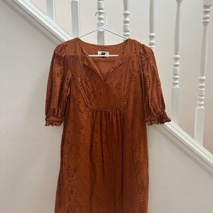 Elegant Brown Dress